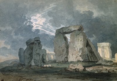 Stonehenge durante un temporale, c.1794 da Thomas Girtin